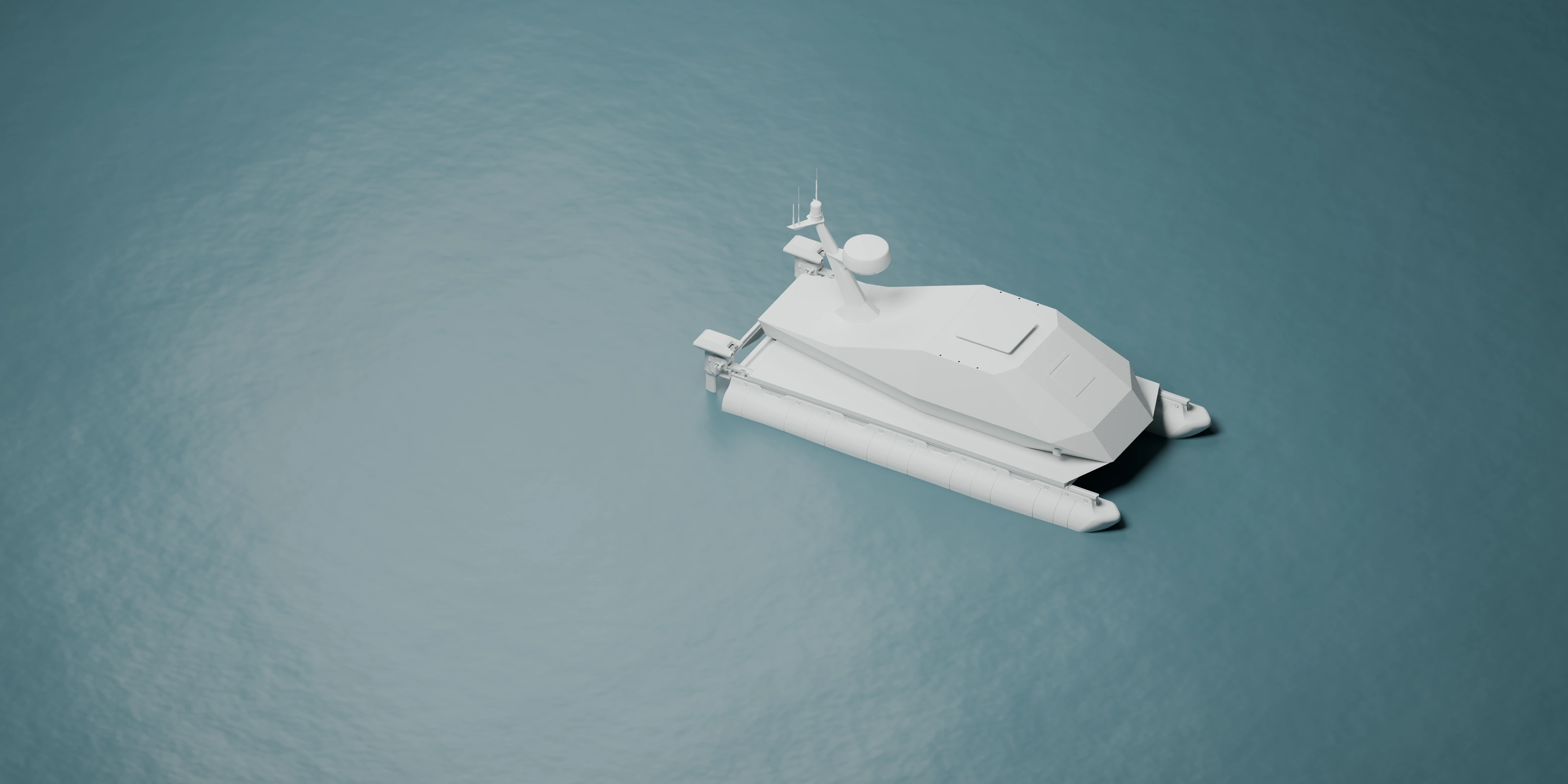 Standard Subsea surface robot on the water.